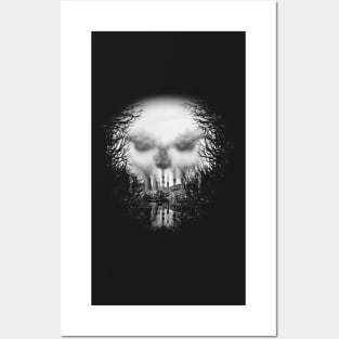 Pollution Skull Posters and Art